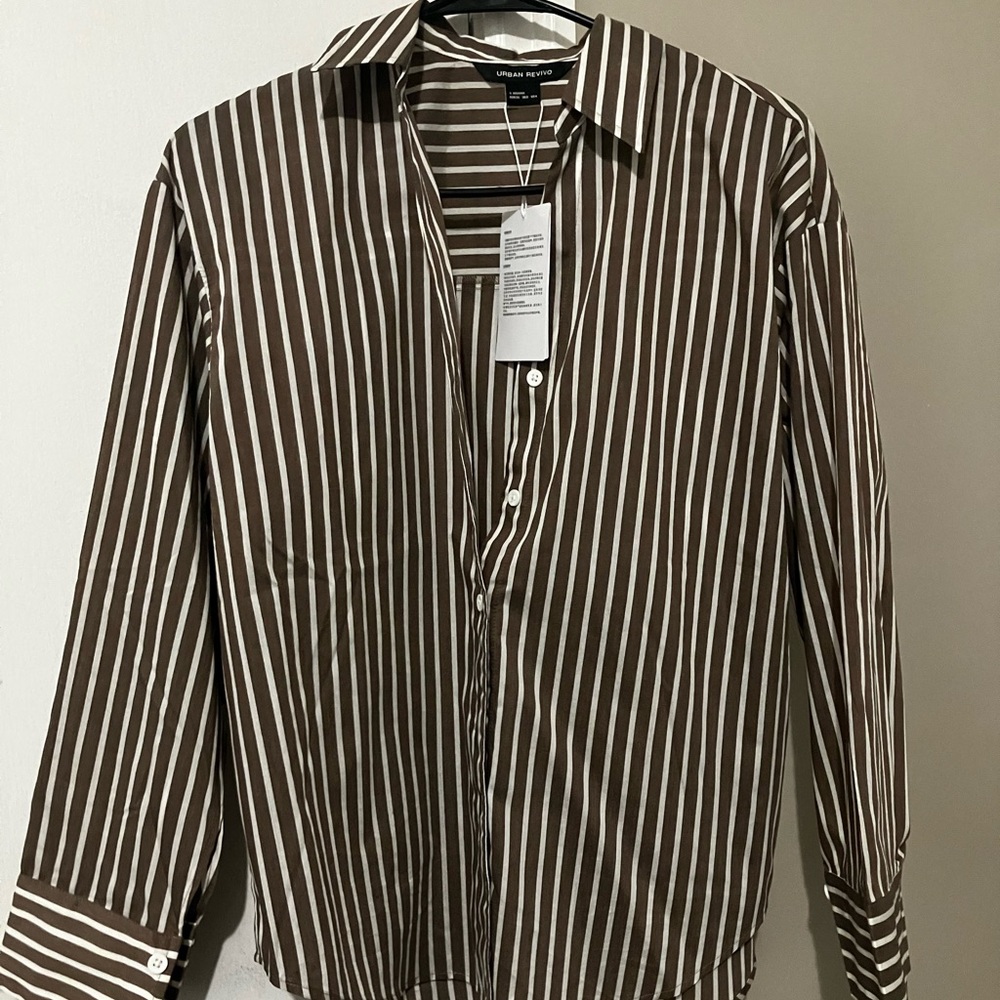 Brown Urban Revivo Shirt